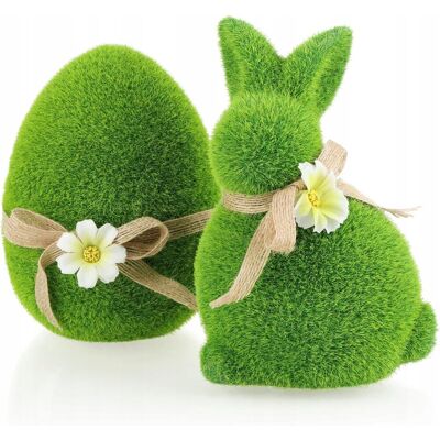 inna (Inny) Królik Wielkanocny Jajko X2 Figurka Dekoracja Pisanka Na Wielkanoc 15Cm inna (Inny) Królik Wielkanocny Jajko X2 Figurka Dekoracja Pisanka Na Wielkanoc 15Cm