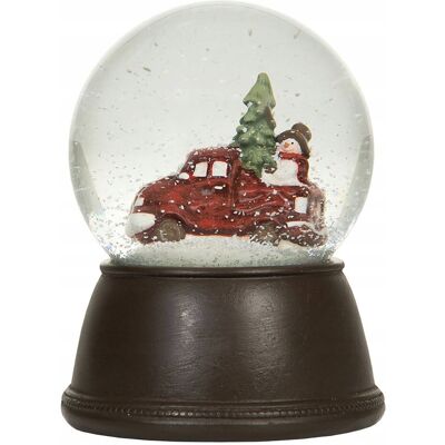 inna (Inny) KULA ŚNIEŻNA AUTO Z CHOINKĄ 15cm duża świąteczna figurka na prezent święta inna (Inny) KULA ŚNIEŻNA AUTO Z CHOINKĄ 15cm duża świąteczna figurka na prezent święta