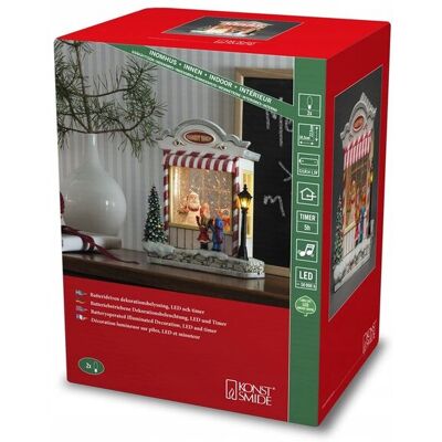 Inny producent Kula śnieżna Konstsmide Candy Shop Święty Mikołaj Inny producent Kula śnieżna Konstsmide Candy Shop Święty Mikołaj