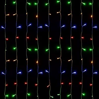 Aigostar Kurtyna świetlna 1.5x1.8m 288 lampek led RGBY w 16 soplach 8 trybów Aigostar Kurtyna świetlna 1.5x1.8m 288 lampek led RGBY w 16 soplach 8 trybów
