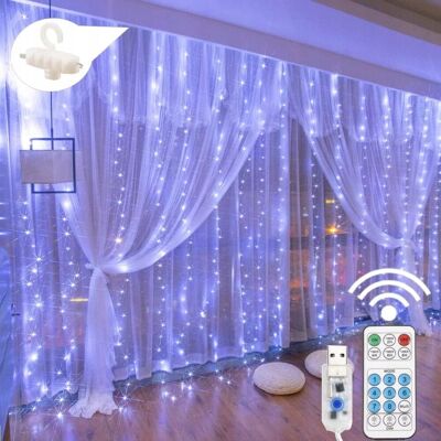 Inny producent KURTYNA ŚWIETLNA 300 LED LAMPKI GIRLANDA 3x3 SOPLE ŚWIĄTECZNE CHOINKOWE Inny producent KURTYNA ŚWIETLNA 300 LED LAMPKI GIRLANDA 3x3 SOPLE ŚWIĄTECZNE CHOINKOWE