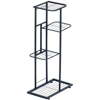 Artemis Kwietnik Metalowy 4-poziomowy Piętrowy Stojak na Doniczki Rośliny Kwiatki Artemis Kwietnik Metalowy 4-poziomowy Piętrowy Stojak na Doniczki Rośliny Kwiatki