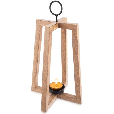 Artemis Lampion Drewniany Stojak Podstawka na Świeczkę Tealight Świecznik 44 cm Artemis Lampion Drewniany Stojak Podstawka na Świeczkę Tealight Świecznik 44 cm