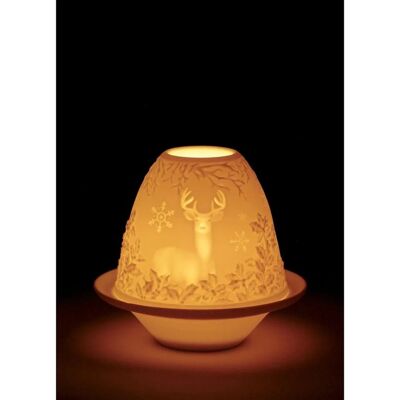Lladro Lampion porcelanowy Jeleń 9 cm Lladro Lampion porcelanowy Jeleń 9 cm