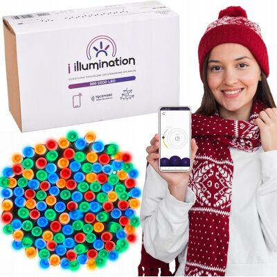 JUMI Lampki 200led Multikolor - Sterowane Telefonem JUMI Lampki 200led Multikolor - Sterowane Telefonem