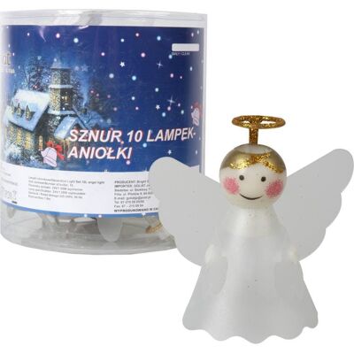 Inny producent Lampki choinkowe 10 led aniołki na sznurze Inny producent Lampki choinkowe 10 led aniołki na sznurze