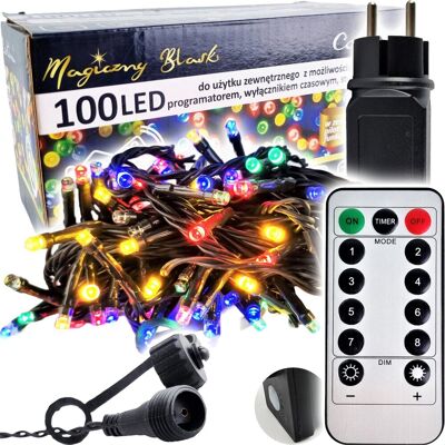 CORTINA Lampki Choinkowe 100 Led Timer Sterowanie Pilotem CORTINA Lampki Choinkowe 100 Led Timer Sterowanie Pilotem