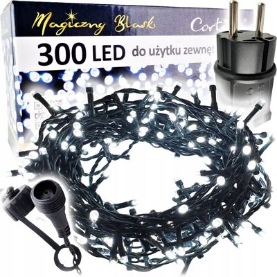 CORTINA Lampki Choinkowe 300 Led Atest Ip44 Girlanda CORTINA Lampki Choinkowe 300 Led Atest Ip44 Girlanda