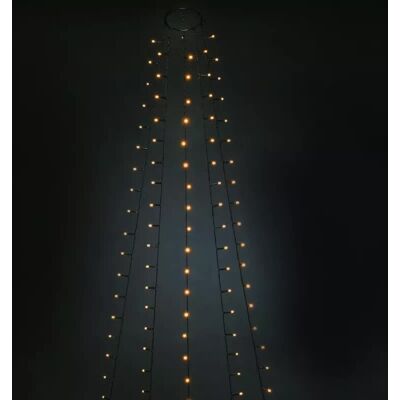 Aigostar Lampki choinkowe 6 zwisów po 1.8m 108 białe ciepłe led na 3 baterie AA Aigostar Lampki choinkowe 6 zwisów po 1.8m 108 białe ciepłe led na 3 baterie AA
