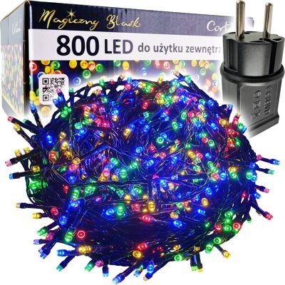 CORTINA LAMPKI CHOINKOWE 800 LED zewnętrzne CHOINKA 40M CORTINA LAMPKI CHOINKOWE 800 LED zewnętrzne CHOINKA 40M