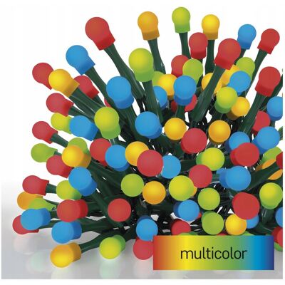 Emos Lampki Choinkowe Cherry 10m 200 Led Wielokolorowy Emos Lampki Choinkowe Cherry 10m 200 Led Wielokolorowy