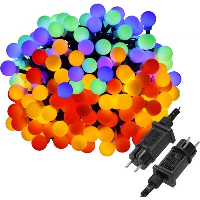 Springos Lampki Dekoracyjne 200 Led Kuleczki Multikolor Z Programatorem Springos Lampki Dekoracyjne 200 Led Kuleczki Multikolor Z Programatorem