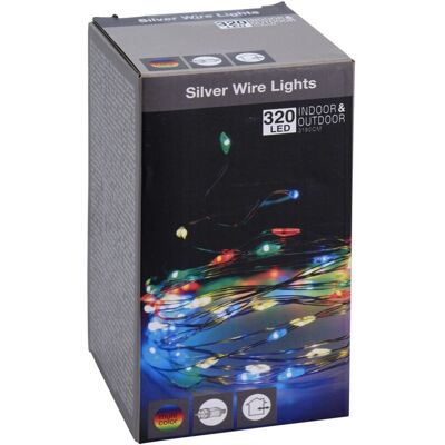 CHRISTMAS DECORATION Lampki Druciki Girlanda 320 Led Multikolor CHRISTMAS DECORATION Lampki Druciki Girlanda 320 Led Multikolor