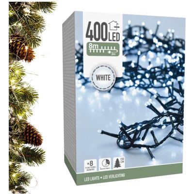 LEDKIA Zewnętrzny Łańcuch LED 11m Biały Zimny - String Lights LEDKIA Zewnętrzny Łańcuch LED 11m Biały Zimny - String Lights