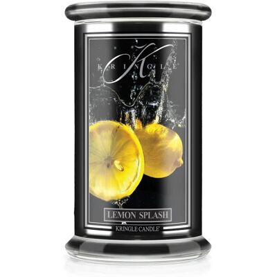 Lemon Splash - Kringle Candle - Duża Świeca Z Dwoma Knotami (624g) - Seria Reserve Lemon Splash - Kringle Candle - Duża Świeca Z Dwoma Knotami (624g) - Seria Reserve