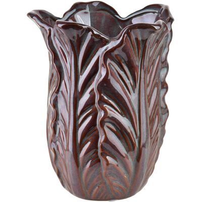 Mondex LETTU Wazon 16x16x20cm Liście Mondex LETTU Wazon 16x16x20cm Liście