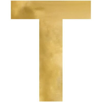 Pricenet Złota litera lustro T - Litera lustro Pricenet Złota litera lustro T - Litera lustro