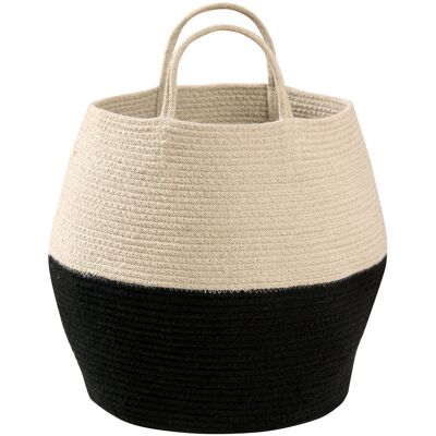 Lorena Canals, Kosz, Basket Zoco, 30x35 cm, Kremowy Lorena Canals, Kosz, Basket Zoco, 30x35 cm, Kremowy