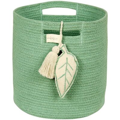 Lorena Canals, Kosz Leaf Green, 30x30x30 cm Lorena Canals, Kosz Leaf Green, 30x30x30 cm