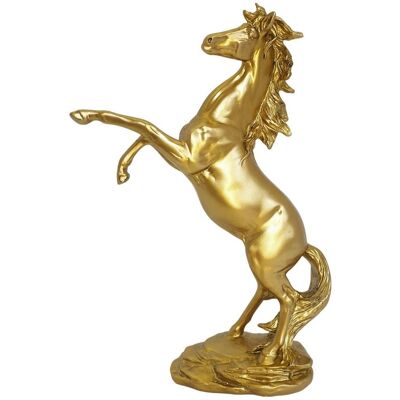 Inny producent Majestatyczny Złoty Koń Statuetka Figurka Dekoracyjna 29,5 Cm Na Prezent Inny producent Majestatyczny Złoty Koń Statuetka Figurka Dekoracyjna 29,5 Cm Na Prezent