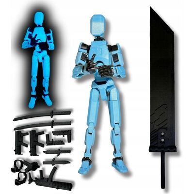 Rio Mali Bohaterowie – MAXI figurka 20 cm, ŚWIECĄCY NIEBIESKI, legendy, GLOW Rio Mali Bohaterowie – MAXI figurka 20 cm, ŚWIECĄCY NIEBIESKI, legendy, GLOW