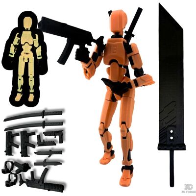 Rio Mali Bohaterowie – Maxi Figurka 20 Cm, Świecący Pomarańczowy, Legendy, Glow Rio Mali Bohaterowie – Maxi Figurka 20 Cm, Świecący Pomarańczowy, Legendy, Glow