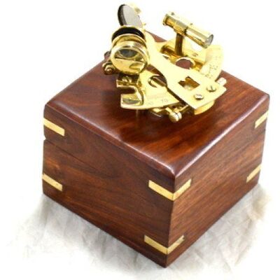 GiftDeco Mały Sekstans Mosiężny W Pudełku - Nc1506 GiftDeco Mały Sekstans Mosiężny W Pudełku - Nc1506