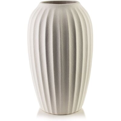 Mondex MANON Wazon 15x12x30cm paski tłoczone Mondex MANON Wazon 15x12x30cm paski tłoczone
