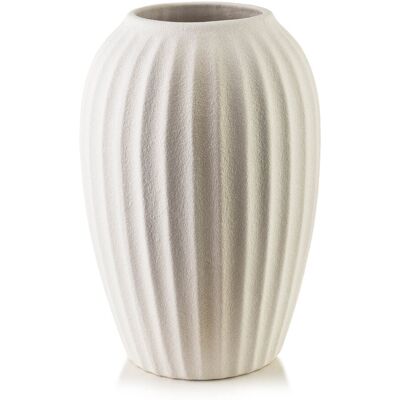 Mondex MANON Wazon 15x8x25cm paski tłoczone Mondex MANON Wazon 15x8x25cm paski tłoczone