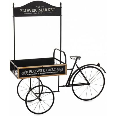 ART Metalowy Czarny Dekoracyjny Kwietnik Stojak Na Kwiaty Rower Retro Vintage ART Metalowy Czarny Dekoracyjny Kwietnik Stojak Na Kwiaty Rower Retro Vintage