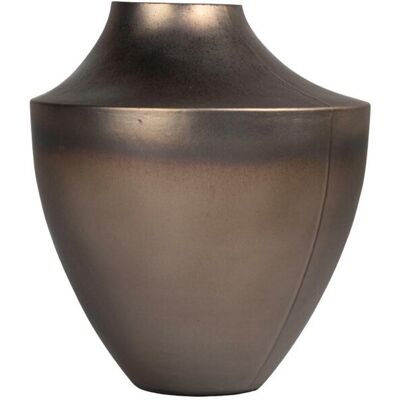 Belldeco Modern Wazon, asymetryczny, szklany o metalicznym wykończeniu Belldeco Modern Wazon, asymetryczny, szklany o metalicznym wykończeniu