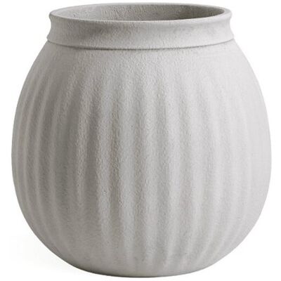 Belldeco Modern white Wazon prążki 1A Belldeco Modern white Wazon prążki 1A