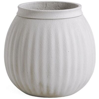 Belldeco Modern white Wazon prążki 1B Belldeco Modern white Wazon prążki 1B