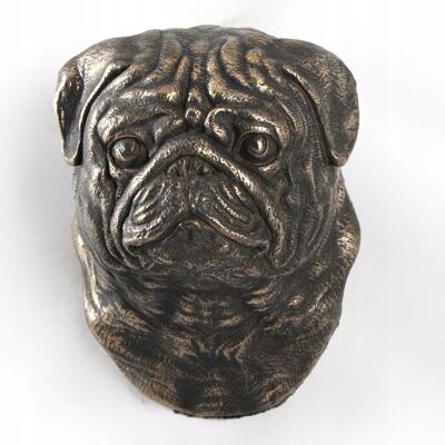 ART Mops Pug Popiersie Wisząca statuetka Figurka ART Mops Pug Popiersie Wisząca statuetka Figurka
