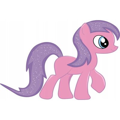 Naklejkolandia Naklejka na ścianę dla dzieci konik Kucyk Pony 2, 100x65 cm Naklejkolandia Naklejka na ścianę dla dzieci konik Kucyk Pony 2, 100x65 cm
