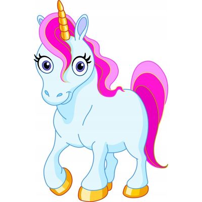 Naklejkolandia Naklejka na ścianę konik Kucyk Pony Jednorożec 1, 120x80 cm Naklejkolandia Naklejka na ścianę konik Kucyk Pony Jednorożec 1, 120x80 cm