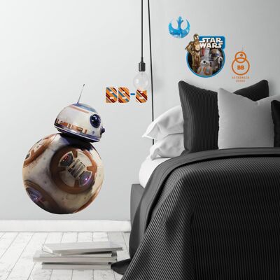 RoomMates Naklejka Star Wars Gwiezdne Wojny Bb-8 Rmk3147gm RoomMates Naklejka Star Wars Gwiezdne Wojny Bb-8 Rmk3147gm