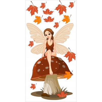 Naklejkolandia Naklejki na ścianę dla dzieci Leśna Wróżka 35, 100x50 cm Naklejkolandia Naklejki na ścianę dla dzieci Leśna Wróżka 35, 100x50 cm