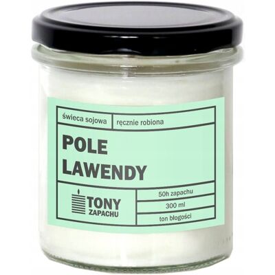Cup&You Naturalna ręcznie robiona świeca sojowa zapachowa w szkle POLE LAWENDY 50h palenia 300ml - prezent upominek dla kobiety mamy dziewczyny żony babci n.. Cup&You Naturalna ręcznie robiona świeca sojowa zapachowa w szkle POLE LAWENDY 50h palenia 300ml - prezent upominek dla kobiety mamy dziewczyny żony babci n..