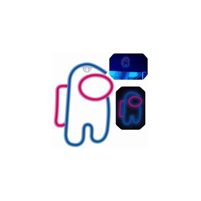 Inny producent Neon LED Astronauta Różowy Manta Dekoracja Inny producent Neon LED Astronauta Różowy Manta Dekoracja