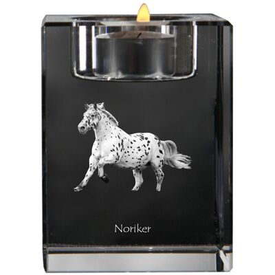 Noriker - świecznik ze zdjęciem kota, kryształowa podstawka na tealight, personalizowany prezent marki Art-Dog Noriker - świecznik ze zdjęciem kota, kryształowa podstawka na tealight, personalizowany prezent marki Art-Dog