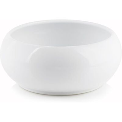 POLNIX Nowoczesna Biała Osłonka - Misa Ceramiczna 24X10 Cm POLNIX Nowoczesna Biała Osłonka - Misa Ceramiczna 24X10 Cm