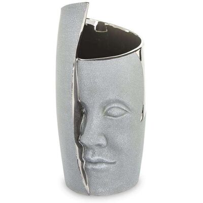 Pigmejka Nowoczesny wazon ceramiczny Głowa Pigmejka Nowoczesny wazon ceramiczny Głowa
