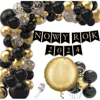 inna (Inny) .NOWY ROK Balony zestaw dekoracje na Sylwestra inna (Inny) .NOWY ROK Balony zestaw dekoracje na Sylwestra