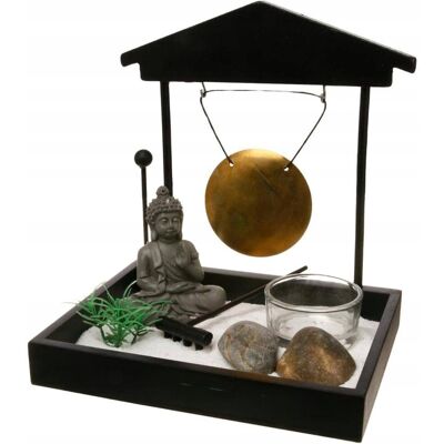 Inny producent Ogród ZEN ozdoba dekoracja budda gongiem relaks feng shui antystresowe DIY Inny producent Ogród ZEN ozdoba dekoracja budda gongiem relaks feng shui antystresowe DIY