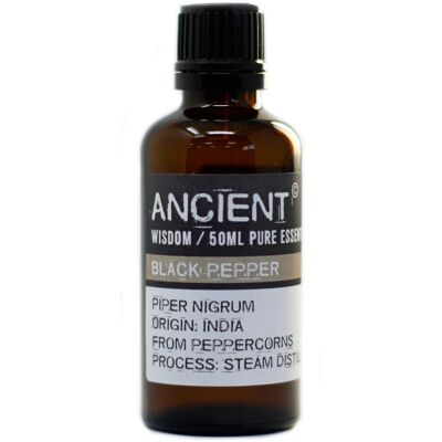 ANCIENT WISDOM Olejek Eteryczny - CZARNY PIEPRZ Black Pepper - 50ml ANCIENT WISDOM Olejek Eteryczny - CZARNY PIEPRZ Black Pepper - 50ml
