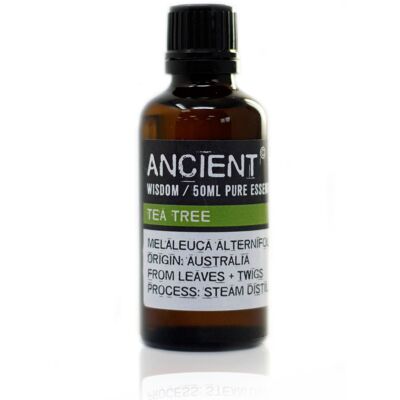 ANCIENT WISDOM Olejek Eteryczny - Drzewo Herbaciane Tea Tree 100% - 50 Ml ANCIENT WISDOM Olejek Eteryczny - Drzewo Herbaciane Tea Tree 100% - 50 Ml