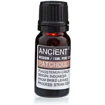 ANCIENT WISDOM Olejek Eteryczny - PACZULI Patchouli 100% - 10 ml ANCIENT WISDOM Olejek Eteryczny - PACZULI Patchouli 100% - 10 ml