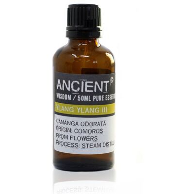 ANCIENT WISDOM Olejek Eteryczny Ylang Ylang Iii 100% - 50 Ml ANCIENT WISDOM Olejek Eteryczny Ylang Ylang Iii 100% - 50 Ml