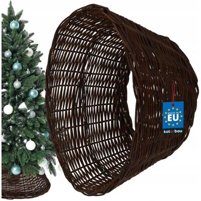 KOTARBAU - Pleciona spódnica choinki - Brązowy - Ø45cm - Tree skirt KOTARBAU - Pleciona spódnica choinki - Brązowy - Ø45cm - Tree skirt